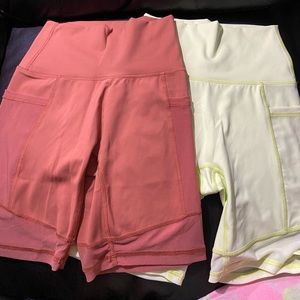 Aeries High waisted mesh biker shorts